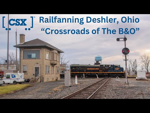 Railfanning In Deshler, Ohio At The Crossroads of The B&O