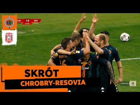 FORTUNA 1 LIGA: Chrobry Głogów – Resovia Rzeszów 1:1 (skrót)
