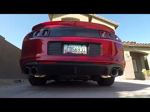 2014 Mustang GT Stock Exhaust vs Kooks Axle back Exhaust