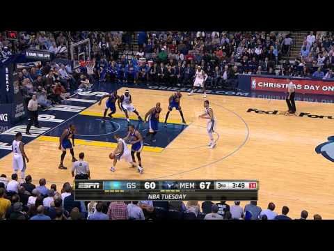 Zach Randolph Highlights Warriors vs. Grizzlies 12.16.2014 - 17 Points, 10 Rebounds