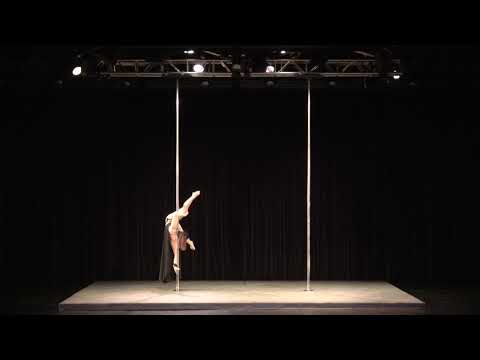 2019 US Pole Dance Championship Novice Level 2 Artistic Division - Ella Asbury