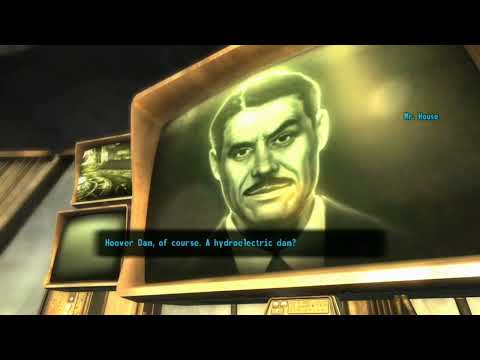 Mr. House Sighs at the Courier