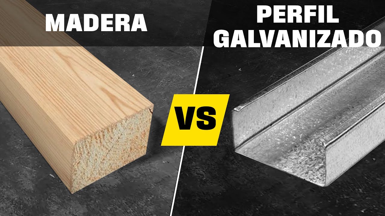 Madera vs. Perfiles Galvanizados | Lo Mejor