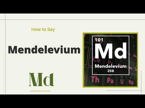 How to Say Mendelevium [American Accent]