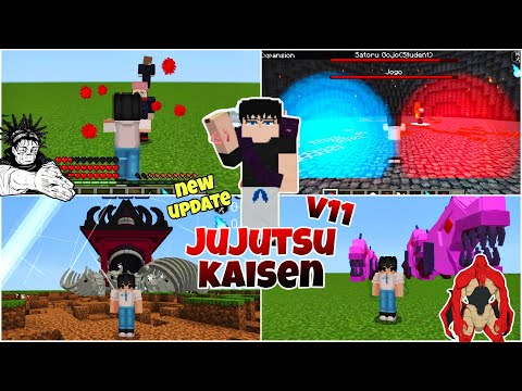 Insane Jujutsu Kaisen Addon for Minecraft PE 1.20!