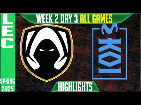 MKOI vs TH Highlights ALL GAMES | LEC Spring Split W2D3 2025 | Movistar KOI vs Team Heretics