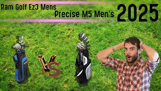 Ram Golf Ez3 Mens Wood Set VS Precise M5 Men's Complete Golf Club Set Review and Comparison