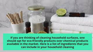 Best Ingredients For Homemade Cleaning Recipes