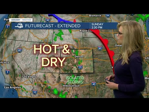 Temperatures really heating up this weekend