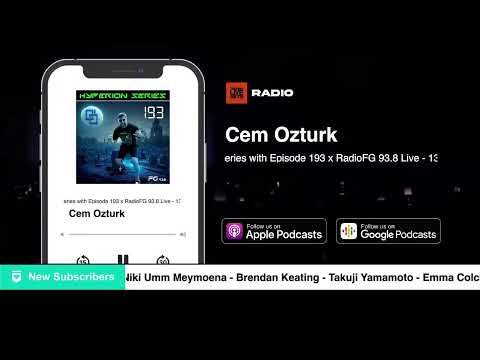 Techno DJ Mix Set by Cem Ozturk - Hyperion Series with Episode 193 x RadioFG 93.8 Live - 13-08-2023