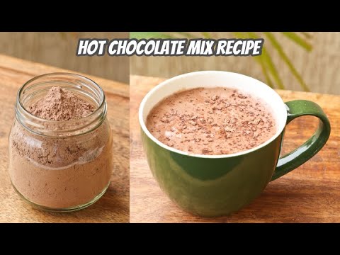 How to make HOT CHOCOLATE POWDER at Home? (Thick & Yummy Hot Chocolate in Just 1 Minute)