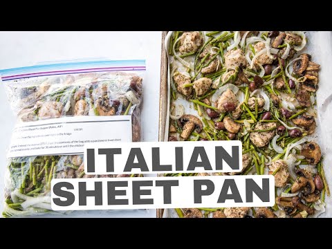 ITALIAN SHEET PAN SUPPER | Paleo, Whole30, AIP easy weeknight recipe!