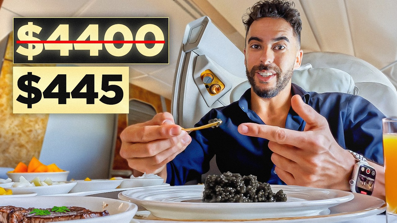I Flew Emirates First Class For 90% OFF