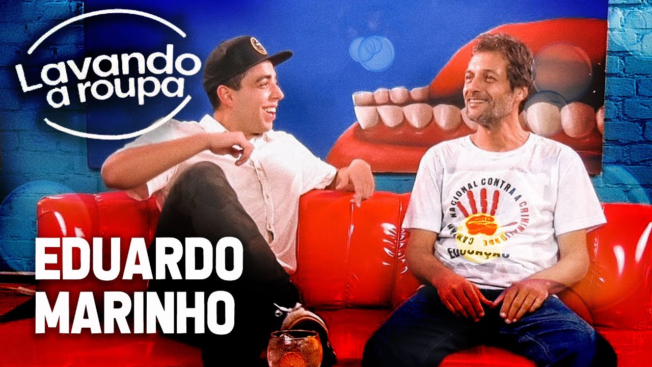 EDUARDO MARINHO LAVANDO A ROUPA