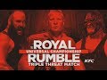 WWE Royal Rumble Promo 2018 Brock Lesnar Vs Braun Strowman Vs Kane