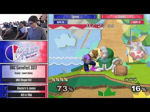 Tylenol (Fox) vs Sharkz (Ice Climbers) [Losers Semis] - UNC Gamefest Fall 2017