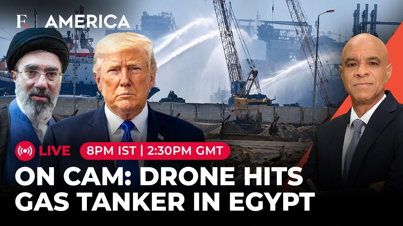 Egypt Confirms Drone Attack: US LNG Vessel, Two Ships Damaged at Damietta | Firstpost America