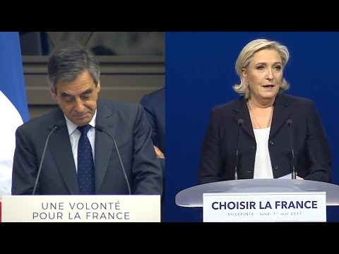 Did Marine Le Pen plagiarise Francois Fillon's speech?
