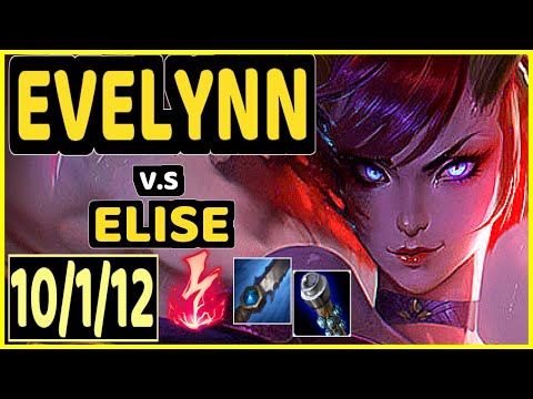 KEIO (EVELYNN) vs ELISE - 10/1/12 KDA JUNGLE GAMEPLAY - BR Ranked GRANDMASTER