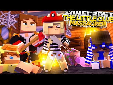 THE LITTLE CLUB MASSACRE CHOP CHOP (LITTLE DONNY, DONUT THE DOG, BABY MAX)- Baby Leah Minecraft