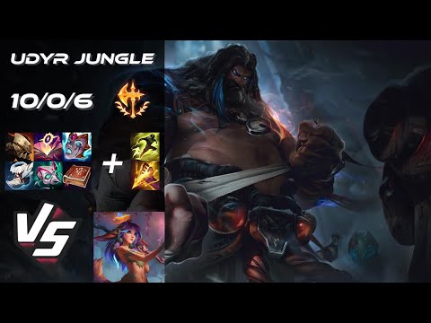 JUNGLE Udyr vs Lillia - EU Grandmaster Patch 15.1