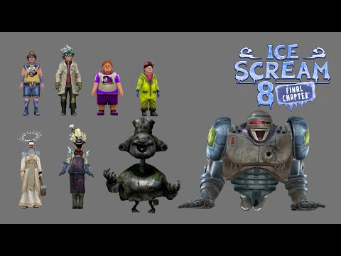 BUYING ALL SKINS IN ICE SCREAM 8