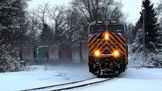 preview picture of video 'CREX 1344 West - Steward, Illinois on 2-3-2015'