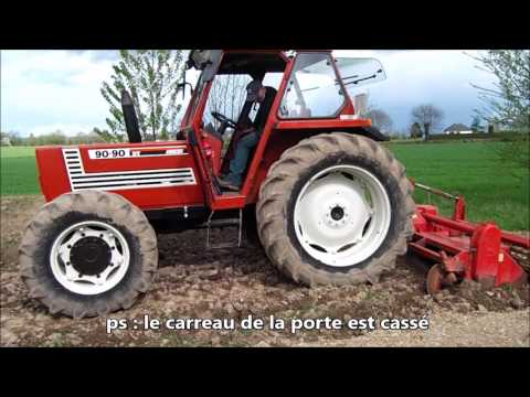 FIAT 90/90 DT // ESSAIS ROTOTYLER RAU