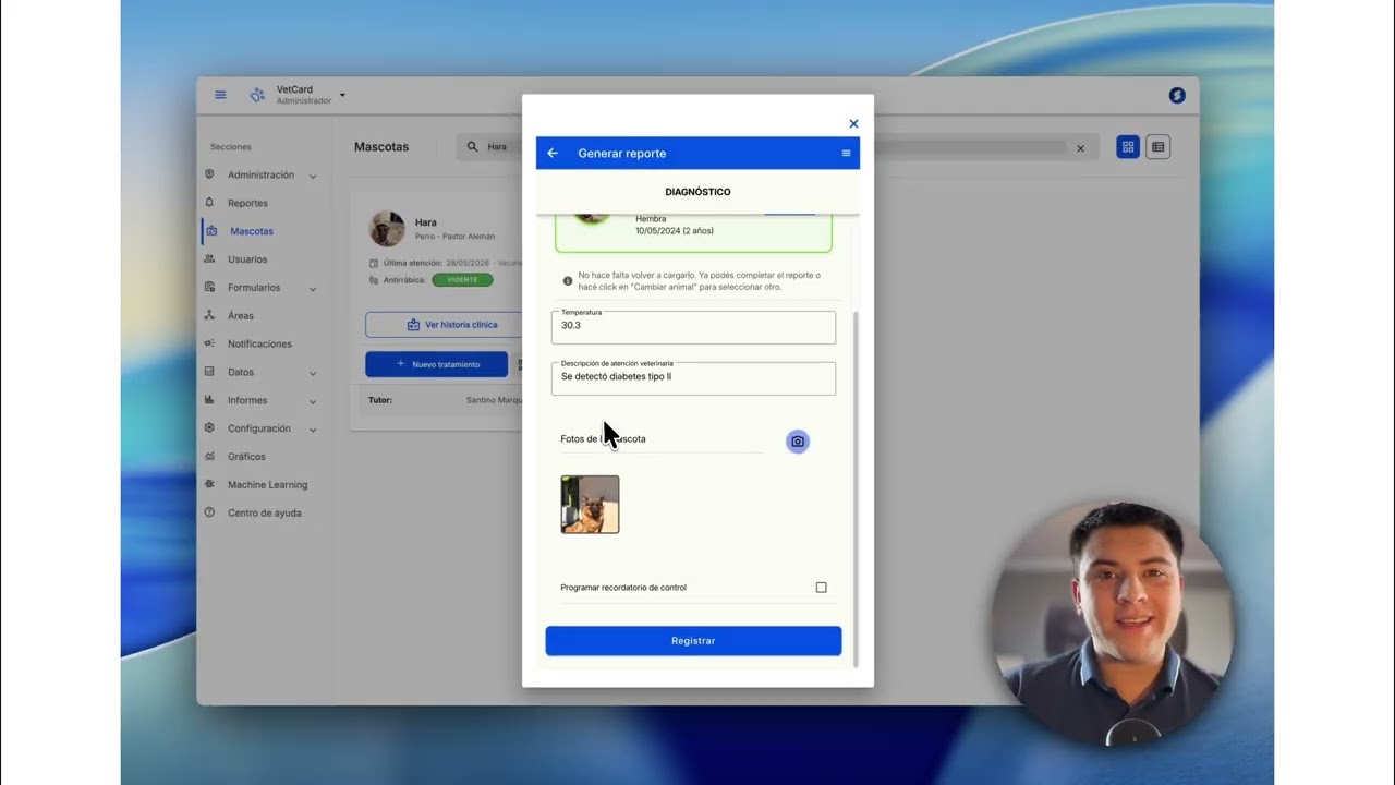 Cómo registrar un diagnóstico