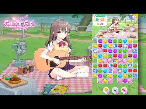 Guitar Girl Match 3