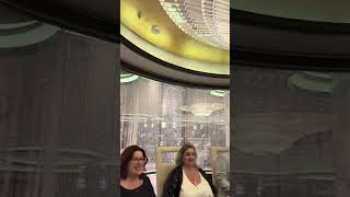 Curtains closing around the Chef’s Table on Regal Princess