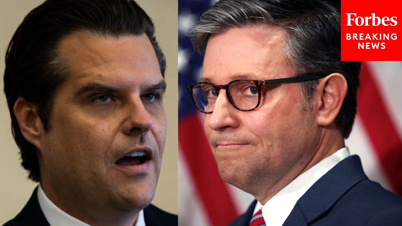 Speaker Johnson Asked Point Blank About House Ethics Committee Probe Into Matt Gaetz