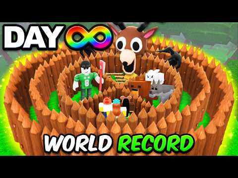 I Built The WORLDS BIGGEST BASE In 99 Nights In The Forest!