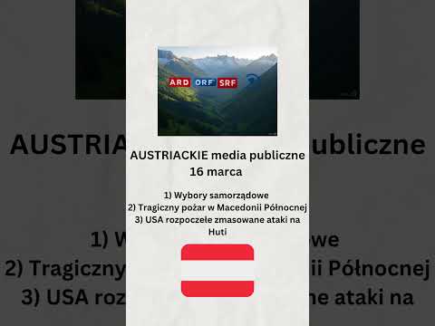 Austriackie media publiczne 16 marca