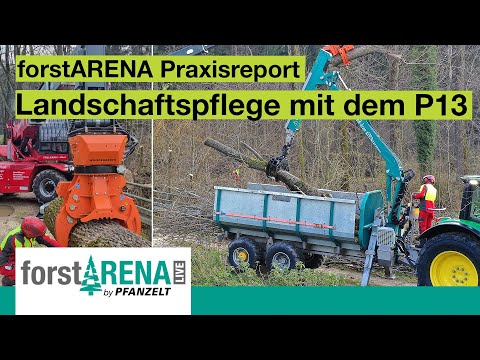 Aufräumen und Abtransport auf der Straße mit Pfanzelt Rückewagen P13 | forstARENA Praxisreport