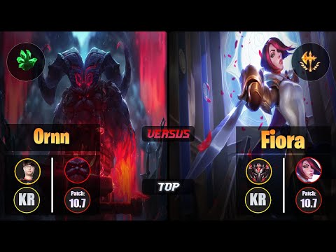 Sword ORNN (Top) [Grasp of the Undying] VS FIORA - Grandmaster KR Patch 10.7