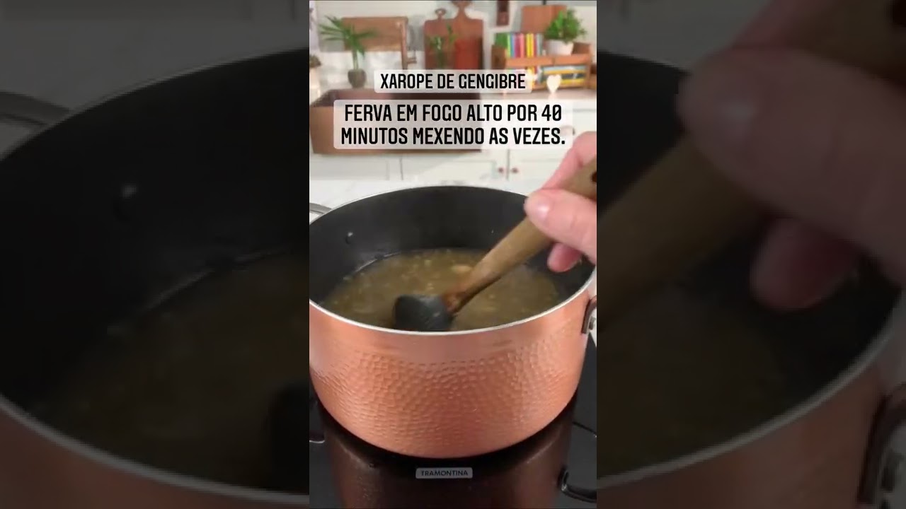 XAROPE DE GENGIBRE | Cozinhando com Elis