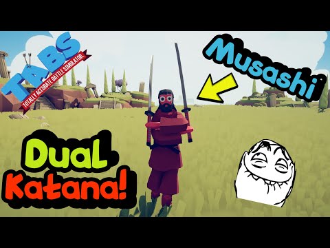 Musashi Vs Every Units + Mod Units [Insane Knockback!] TABS - Totally Accurate Battle Simulator