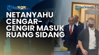 Netanyahu Cengar-cengir di Sidang Korupsi seusai Sebulan Mangkir, Dapat Dukungan Trump