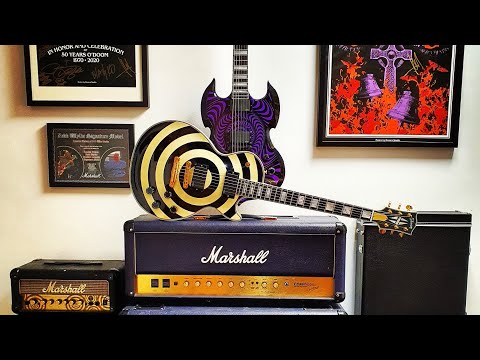 Gibson Zakk Wylde Les Paul Custom Bullseye Signature Guitar - Up Close Video Review