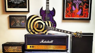Video thumbnail for Gibson Zakk Wylde Les Paul Custom Bullseye Signature Guitar - Up Close Video Review by Essex Recording Studios
