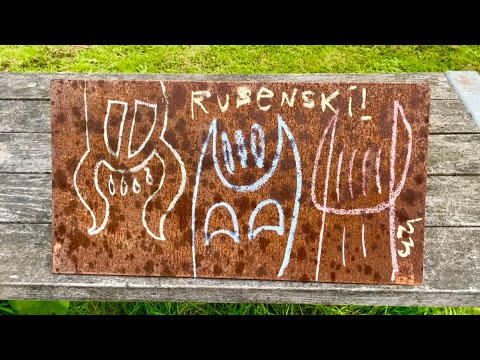 Making a Rubenski! just before the storm hits.