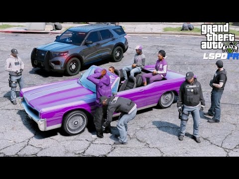 GTA 5 LSPDFR #766 Gang Unit Plain Clothes Officer Patrol In Unmarked Police Cars