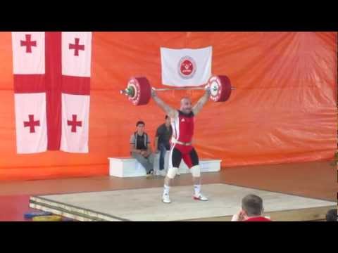 Gia Machavariani, snatch 192kg, Georgian Championship 2012