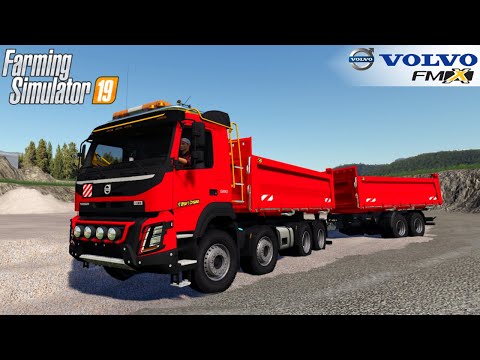 Volvo FMX 500 8x4 Day Cab Meiller-Kipper for Farming Simulator 2017