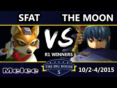 The Big House 5 - SFAT (Fox) Vs. The Moon (Marth) - Winners Round 1 - SSBM