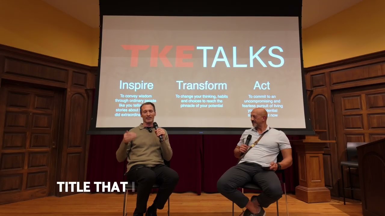 Ryan Blair at the Fall 2025 TKE Talk