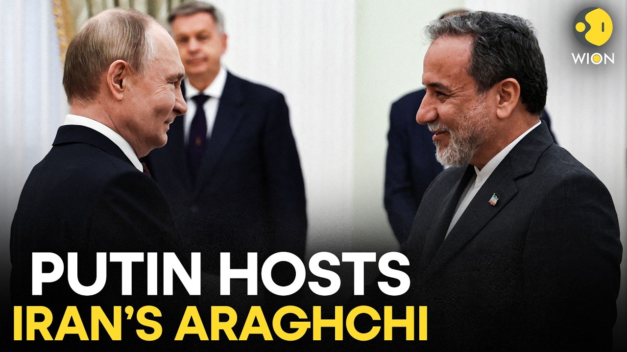 LIVE: Russian President Vladimir Putin Meets Iranian FM Abbas Araghchi Amid US-Iran Tensions