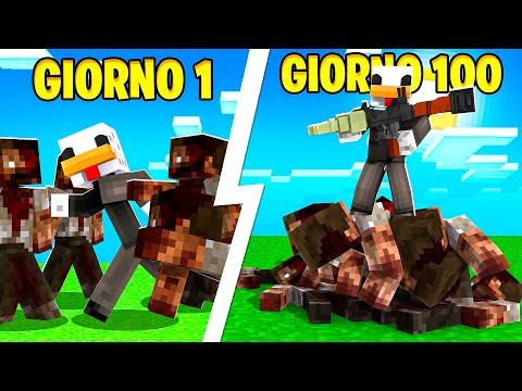 100 GIORNI IN UN'APOCALISSE ZOMBIE SU MINECRAFT