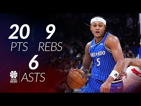 Paolo Banchero 20 pts 9 rebs 6 asts vs Raptors 25/26 season